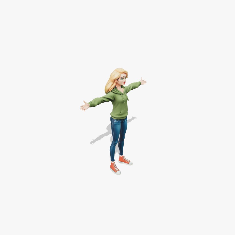 Casual Outfit Character model pack